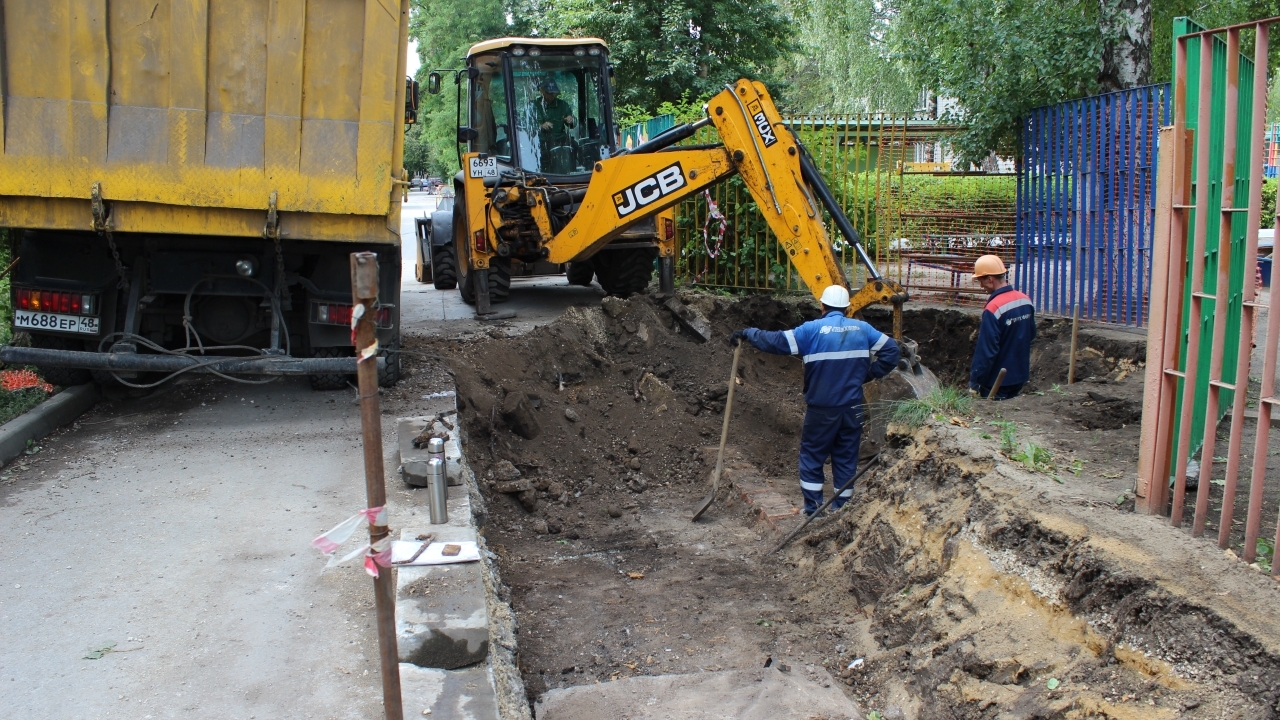  «Квадра» заменит более 400 метров теплосети на проспекте Победы в Липецке