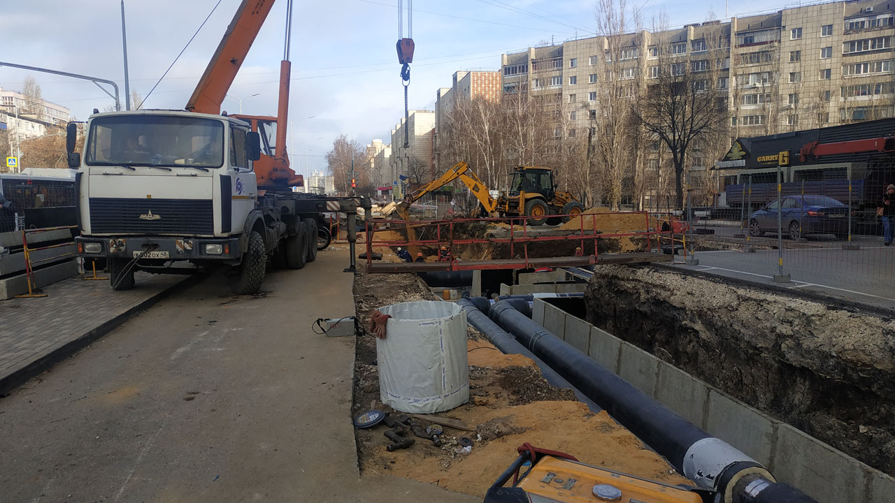 «Квадра» ввела в эксплуатацию теплосеть в районе пр. Победы в Липецке
